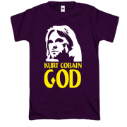 Футболка Kurt Cobain is god
