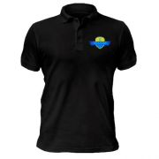Чоловіча футболка-поло Ukraine (зі щитом)
