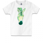 Дитяча футболка Зелена жирафа
