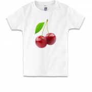 Детская футболка вишня