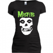 Женская удлиненная футболка The Misfits (2)