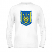 Чоловічий лонгслів з гербом України (2) АРТ