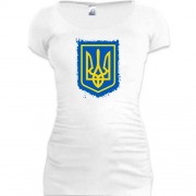 Подовжена футболка з гербом України (2) АРТ