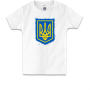 Дитяча футболка з гербом України (2) АРТ