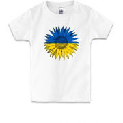 Дитяча футболка з патріотичним соняшником