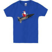 Детская футболка Санта на ракете ATACMS