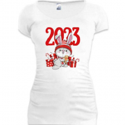 Подовжена футболка Зайчик у подарунках 2023