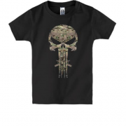Дитяча футболка Punisher skull multicam