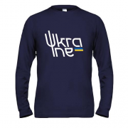 Чоловічий лонгслів з емблемою Ukraine (Україна)