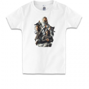Детская футболка Викинги - Рагнар Лодброк (коллаж)