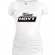 Женская удлиненная футболка team hoyt
