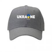 Кепка з принтом Локація Україна