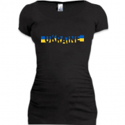 Подовжена футболка з емблемою UKRAINE