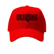 Кепка со стилизованный шрифтовым Ukraine
