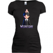 Подовжена футболка Wednesday and Thing