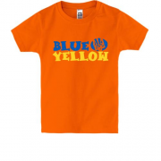 Детская футболка с патриотическим принтом Blue Yellow