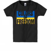 Дитяча футболка з принтом COLORS OF FREEDOM