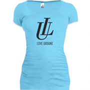 Подовжена футболка LU Love Ukraine
