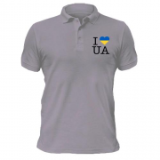 Чоловіча футболка-поло I ♥ UA
