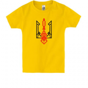 Детская футболка Тризуб из орнаметов