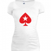Женская удлиненная футболка PokerStars Christmas Star Baseball J