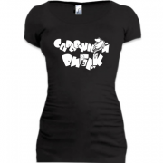 Женская удлиненная футболка Справжній рибак