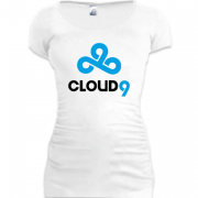 Женская удлиненная футболка Cloud 9