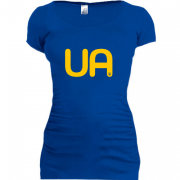 Женская удлиненная футболка UA
