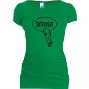 Подовжена футболка Introvert