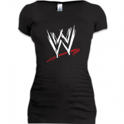 Женская удлиненная футболка WWE