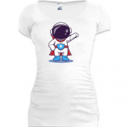 Подовжена футболка Маленький космонавт