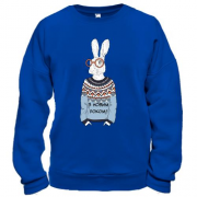 Свитшот с зайцем в свитере С Новым Годом