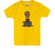 Детская футболка Маленький Грут (Вартові Галактики)
