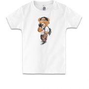 Дитяча футболка Селфі ведмедик