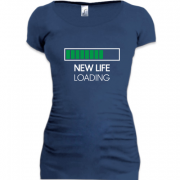 Женская удлиненная футболка New Life loading
