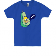 Детская футболка Месседж от Гомера