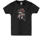 Дитяча футболка Японська гейша-самурай