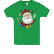Дитяча футболка з різдвяним Cанта Клаусом