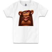 Детская футболка с обезьяной в стиле cartoon