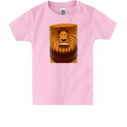 Детская футболка со львом в стиле cartoon