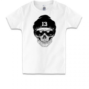 Детская футболка с черепом 13