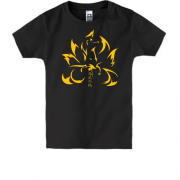 Детская футболка c огненной лисой