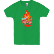 Детская футболка Москва в огне