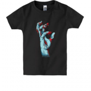 Детская футболка з Рукою в крові Повстання зомбі