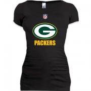 Женская удлиненная футболка Green Bay Packers