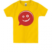 Дитяча футболка зі смайлом-повідомленням