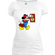 Женская удлиненная футболка Mickey Mouse 4