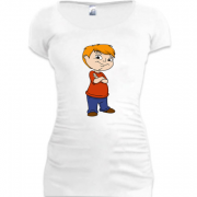 Женская удлиненная футболка Хулиган