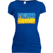 Подовжена футболка Пшеничне поле