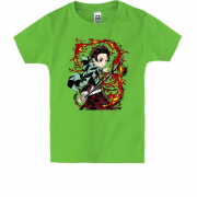 Детская футболка с героем м.ф. Клинок, рассекающий демонов